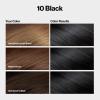 imageRevlon ColorSilk with Bond Repair Complex Black Permanent Hair Color 100 Gray Coverage Ammonia Free Hair Dye Vegan Keratin 11 Soft Black Pack of 310 Black