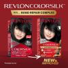 imageRevlon ColorSilk with Bond Repair Complex Black Permanent Hair Color 100 Gray Coverage Ammonia Free Hair Dye Vegan Keratin 11 Soft Black Pack of 311 Soft Black