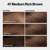 imageRevlon ColorSilk with Bond Repair Complex Brown Permanent Hair Color 100 Gray Coverage Ammonia Free Hair Dye Vegan Keratin 40 Medium Ash Brown Pack of 347 Medium Rich Brown