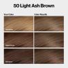 imageRevlon ColorSilk with Bond Repair Complex Brown Permanent Hair Color 100 Gray Coverage Ammonia Free Hair Dye Vegan Keratin 40 Medium Ash Brown Pack of 350 Light Ash Brown