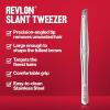 imageRevlon Multipurpose Hair Removal Tweezer High Precision Slant Tip Tweezers for Men Women ampamp Kids Stainless Steel Pack of 1