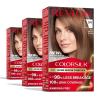 imageRevlon ColorSilk with Bond Repair Complex Brown Permanent Hair Color 100 Gray Coverage Ammonia Free Hair Dye Vegan Keratin 40 Medium Ash Brown Pack of 354 Light Golden Brown