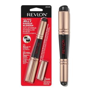 imageRevlon Dual Ended Jelly Makeup Blender Tool Silicone Makeup Applicator for Blush Bronzer Concealer Contour Eyes and Lips 1 count