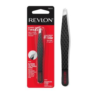 imageRevlon Expert Slant Tweezer High Precision For an Easy Hair Removal Made With Stainless Steel 1 Count1 Count Pack of 1