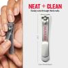imageRevlon CatchAll Nail Clipper Manicure Tool with a Contoured Blade ampamp Builtin Nail Catcher for MessFree Grooming 1 Count1 Count Pack of 1