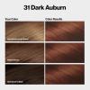 imageRevlon ColorSilk with Bond Repair Complex Auburn Permanent Hair Color 100 Gray Coverage Ammonia Free Hair Dye Vegan Keratin 49 Auburn Brown Pack of 331 Dark Auburn