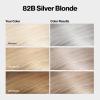 imageRevlon ColorSilk with Bond Repair Complex Blonde Permanent Hair Color 100 Gray Coverage Ammonia Free Hair Dye Vegan Keratin 71 Golden Blonde Pack of 382B Silver Blonde