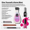 imageRevlon ColorStay Gel Envy Longwear Nail Polish with Builtin Base Coat ampamp Glossy Shine Finish in NudeBrown 535 Perfect Pair 04 oz