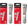 imageRevlon CatchAll Nail Clipper Manicure Tool with a Contoured Blade ampamp Builtin Nail Catcher for MessFree Grooming 1 Count1 Count Pack of 2