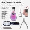 imageRevlon Nail Enamel Chip Resistant Nail Polish Glossy Shine Finish in BlackGrey 731 Knockout 05 oz490 Urban