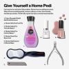 imageRevlon Nail Enamel Chip Resistant Nail Polish Glossy Shine Finish in BlackGrey 731 Knockout 05 oz641 Adventurous