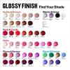 imageRevlon Nail Enamel Chip Resistant Nail Polish Glossy Shine Finish in BlackGrey 731 Knockout 05 oz641 Adventurous