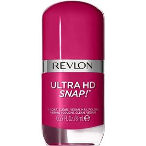 imageREVLON Ultra HD Snap Nail Color Natural Rich Glossy Polish 100 Vegan Formula No Base or Top Coat Needed 024 So Shady 027 fl oz029 Berry Blissed