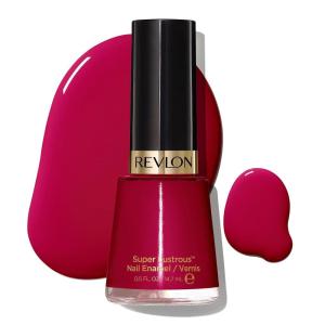 imageRevlon Super Lustrous Nail Polish ChipResistant ampamp Longwear Formula High Shine Finish 771 Clear 05 fl oz730 Valentine Red