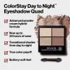 imageRevlon ColorStay Day to Night Eyeshadow Quad Longwear Shadow Palette with Transitional Shades and Buttery Soft Feel Crease ampamp Smudge Proof 505 Decadent 016 Oz580 Gorgeous