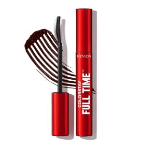 imageRevlon ColorStay Full Time Mascara Volumizing Eye Makeup 24 Hour Wear ClumpProof SmudgeProof FlakeProof 403 Natural Brown402 Black Brown