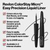 imageREVLON ColorStay Micro Easy Precision Liquid Eyeliner Waterproof Smudgeproof Longwearing with Felt Tip Applicator 301 Blackout 0057 fl oz301 Blackout Pack of 1