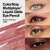 imageREVLON ColorStay Multiplayer LiquidGlide Eye Pencil MultiUse Makeup With Blending Brush Blends Then Sets Creamy Texture Waterproof Smudgeproof Longwearing 403 Glitch Effect 003 OzQueen of Hearts