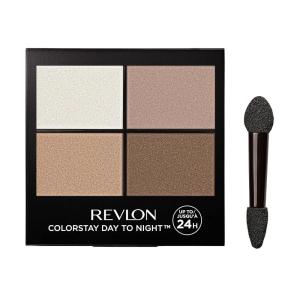 imageRevlon ColorStay Day to Night Eyeshadow Quad Longwear Shadow Palette with Transitional Shades and Buttery Soft Feel Crease ampamp Smudge Proof 500 Addictive 016 oz555 Moonlit