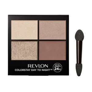 imageRevlon ColorStay Day to Night Eyeshadow Quad Longwear Shadow Palette with Transitional Shades and Buttery Soft Feel Crease ampamp Smudge Proof 500 Addictive 016 oz500 Addictive