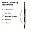 imageRevlon ColorStay Eyebrow Pencil with Spoolie Brush Waterproof Longwearing Angled Tip Applicator for Perfect Brows 205 Blonde 0021 oz215 Auburn