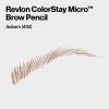imageRevlon ColorStay Micro Eyebrow Pencil with Built In Spoolie Brush Infused with Argan and Marula Oil Waterproof Smudgeproof 456 Dark Brown 0003 ozAuburn