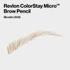imageRevlon ColorStay Micro Eyebrow Pencil with Built In Spoolie Brush Infused with Argan and Marula Oil Waterproof Smudgeproof 456 Dark Brown 0003 ozBlonde