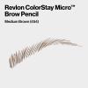 imageRevlon ColorStay Micro Eyebrow Pencil with Built In Spoolie Brush Infused with Argan and Marula Oil Waterproof Smudgeproof 456 Dark Brown 0003 ozMedium Brown