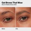 imageRevlon ColorStay Micro Eyebrow Pencil with Built In Spoolie Brush Infused with Argan and Marula Oil Waterproof Smudgeproof 456 Dark Brown 0003 ozMedium Brown