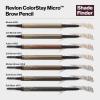 imageRevlon ColorStay Micro Eyebrow Pencil with Built In Spoolie Brush Infused with Argan and Marula Oil Waterproof Smudgeproof 456 Dark Brown 0003 ozSoft Black
