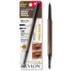 imageRevlon ColorStay Micro Eyebrow Pencil with Built In Spoolie Brush Infused with Argan and Marula Oil Waterproof Smudgeproof 456 Dark Brown 0003 ozMedium Brown