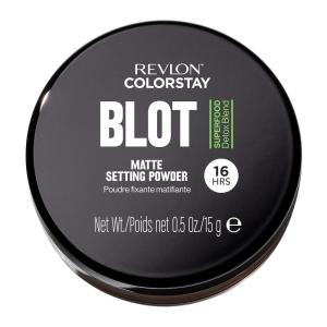 imageRevlon ColorStay Blot Face Makeup Setting Powder Mattifying Blurring ampamp Oil Absorbing Absorbs Sebum Blurs Imperfections and Reduces Pore Appearance 05 Oz