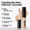 imageRevlon ColorStay Flex Wear Full Cover NonCreasing Concealer Infused with Hyaluronic Acid ampamp Vitamin E Flexible Longwear 010 Vanilla 034 Fl Oz077 Cinnamon