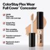 imageRevlon ColorStay Flex Wear Full Cover NonCreasing Concealer Infused with Hyaluronic Acid ampamp Vitamin E Flexible Longwear 010 Vanilla 034 Fl OzVanilla