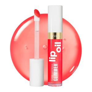 imageREVLON Super Lustrous Glimmer Lip Oil Moisturizing ampamp Tinted Shiny Finish Made with PlantBased Squalane 006 Plum Pop 013 fl oz003 Glow Mama