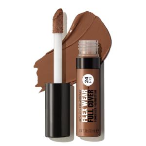 imageRevlon ColorStay Flex Wear Full Cover NonCreasing Concealer Infused with Hyaluronic Acid ampamp Vitamin E Flexible Longwear 010 Vanilla 034 Fl Oz077 Cinnamon