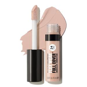 imageRevlon ColorStay Flex Wear Full Cover NonCreasing Concealer Infused with Hyaluronic Acid ampamp Vitamin E Flexible Longwear 010 Vanilla 034 Fl OzVanilla