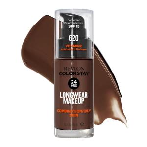 imageRevlon Liquid Foundation ColorStay Face Makeup for Combination ampamp Oily Skin SPF 15 MediumFull Coverage with Matte Finish 360 Golden Caramel 1 Fl Oz620 Java