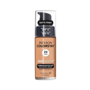 imageRevlon Liquid Foundation ColorStay Face Makeup for Combination ampamp Oily Skin SPF 15 MediumFull Coverage with Matte Finish 360 Golden Caramel 1 Fl Oz360 Golden Caramel