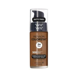 imageRevlon Liquid Foundation ColorStay Face Makeup for Combination ampamp Oily Skin SPF 15 MediumFull Coverage with Matte Finish 360 Golden Caramel 1 Fl Oz500 Walnut
