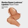 imageRevlon Super Lustrous Lipstick Creamy Formula For Soft FullerLooking Lips Moisturized Feel 610 Goldpearl Plum 015 oz041 Gold Goddess