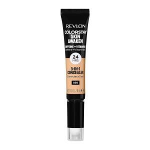 imageRevlon ColorStay Skin Awaken 5in1 Concealer Lightweight Creamy Longlasting Face Makeup with Caffeine ampamp Vitamin C For Imperfections Dark Circles ampamp Redness 040 Medium 027 Fl Oz030 Light Medium