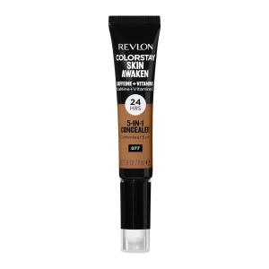 imageRevlon ColorStay Skin Awaken 5in1 Concealer Lightweight Creamy Longlasting Face Makeup with Caffeine ampamp Vitamin C For Imperfections Dark Circles ampamp Redness 040 Medium 027 Fl Oz077 Cinnamon