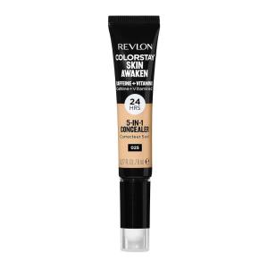 imageRevlon ColorStay Skin Awaken 5in1 Concealer Lightweight Creamy Longlasting Face Makeup with Caffeine ampamp Vitamin C For Imperfections Dark Circles ampamp Redness 040 Medium 027 Fl Oz025 Light Beige