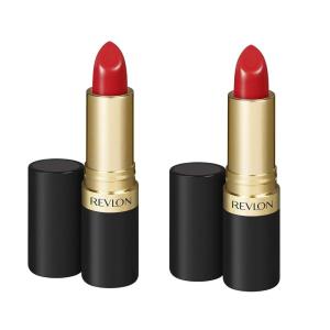 imageRevlon Super Lustrous Lipstick Creamy Formula For Soft FullerLooking Lips Moisturized Feel 610 Goldpearl Plum 015 ozLove That Red 725