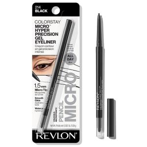 imageRevlon Gel Eyeliner ColorStay Micro Hyper Precision Eye Makeup with Builtin Smudger Waterproof Longwearing with Micro Precision Tip 215 Brown 0002 ozBlack